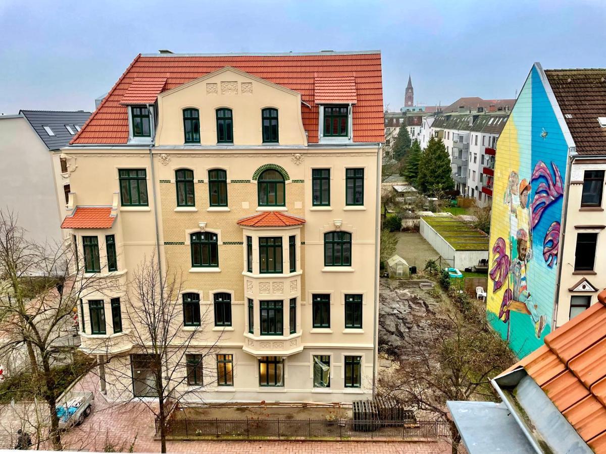 Woelkchen - Wohnung Mit Balkon, Holzdielen & Tv Bremerhaven Buitenkant foto