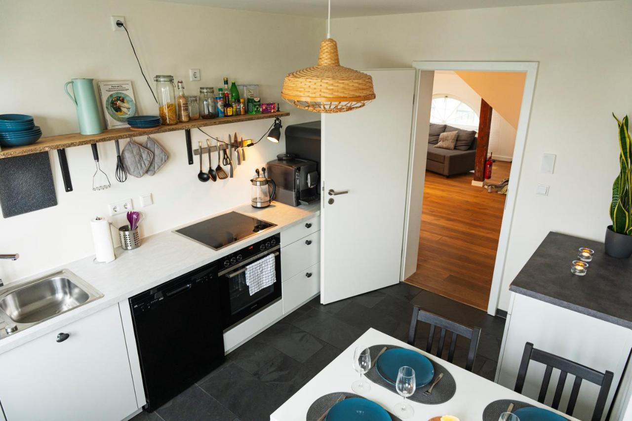 Woelkchen - Wohnung Mit Balkon, Holzdielen & Tv Bremerhaven Buitenkant foto